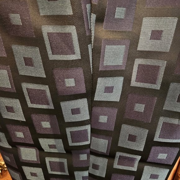 Alfani Size 10 Petite Geometric Green And Black Pants - Picture 2 of 4